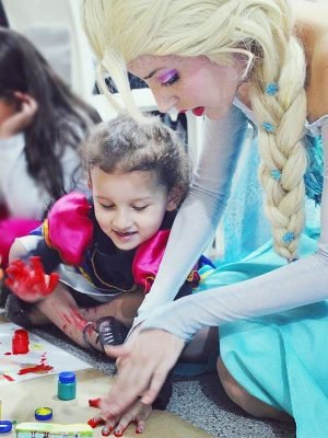 Personagens para eventos - Frozen Elsa