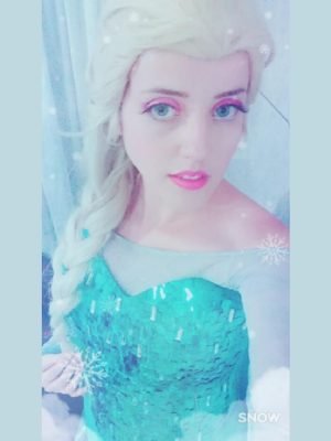 Personagens para eventos - Frozen Elsa