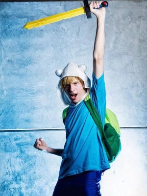 Personagem para eventos hora da aventura Finn